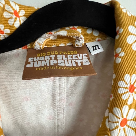 Big Bud Press Lazy Daisy Short Sleeve Jumpsuit - Picture 3 of 4